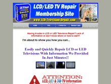 Tablet Screenshot of lcd-television-repair.com